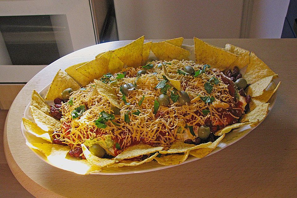 Mexikanischer Dip mit Guacamole