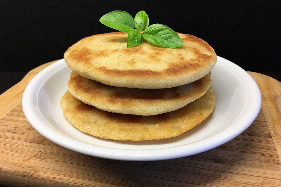 Kleine Fladenbrote aus der Pfanne