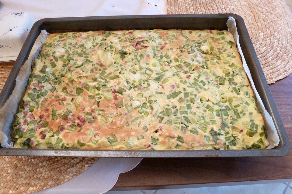 Lauchzwiebel-Quiche