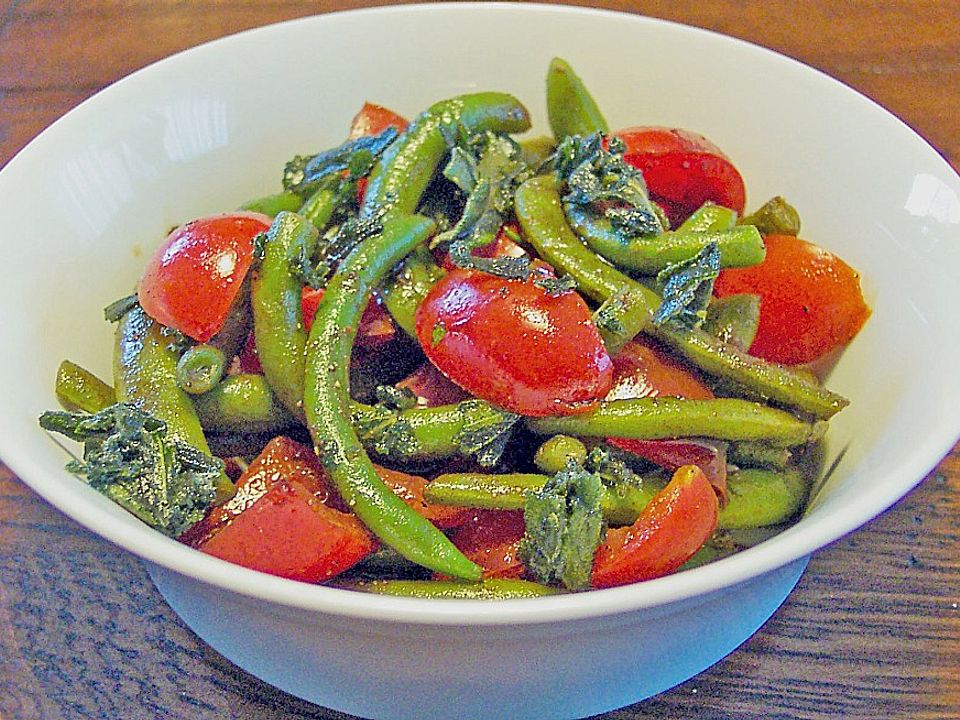 Grüne Bohnen mit Tomaten und Salbei von ajnom| Chefkoch
