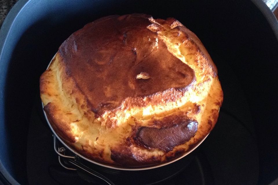 Fructosearmer Käsekuchen für den Airfryer