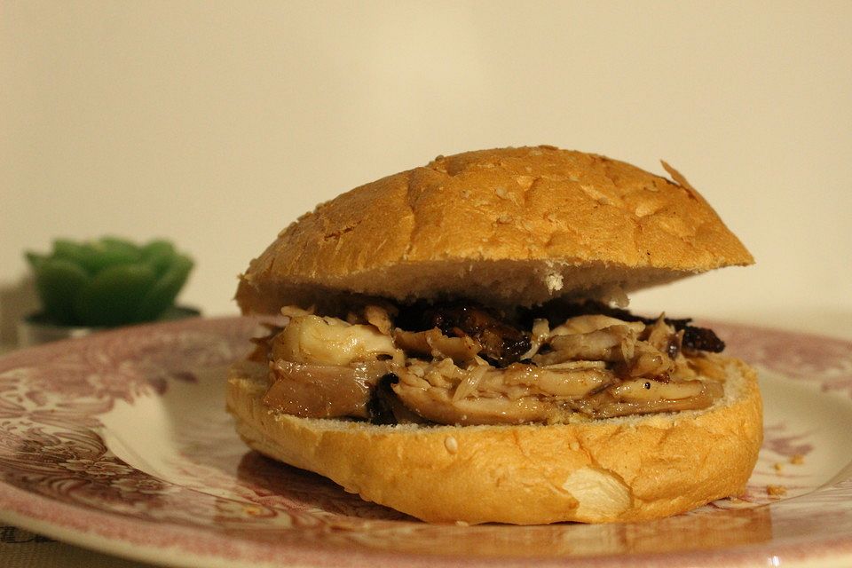 Pulled Chicken aus dem Bratschlauch