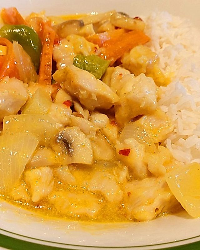 Gemüse-Hähnchen-Curry
