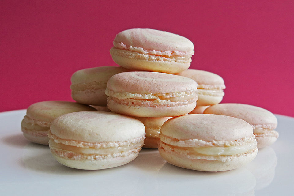 Macarons mit Cheesecake-Füllung