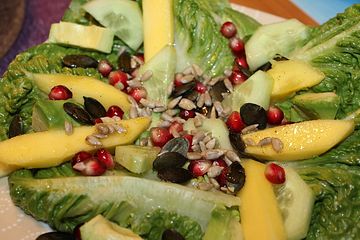 Mango Avocado Salat Mit Topping Von Einesmary Chefkoch