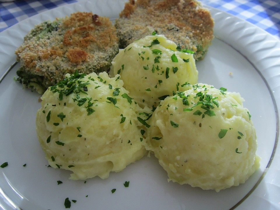 Feines Kartoffelpüree mit Frischkäsemousse von Anaid55 | Chefkoch