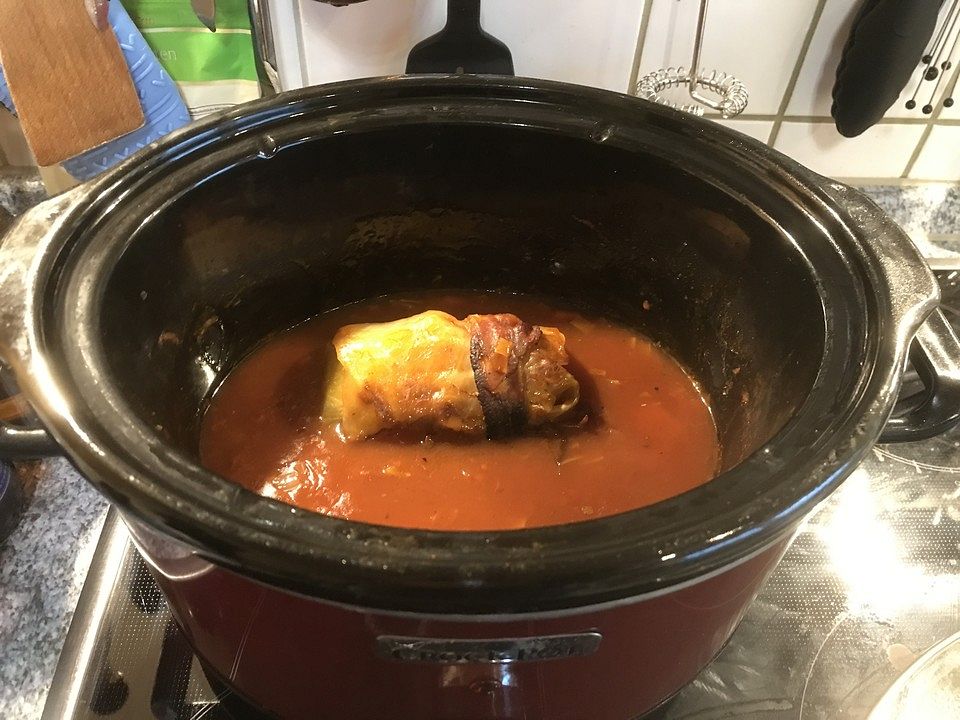 Kohlrouladen mit Kartoffeln aus dem Slow Cooker von heinzil Chefkoch