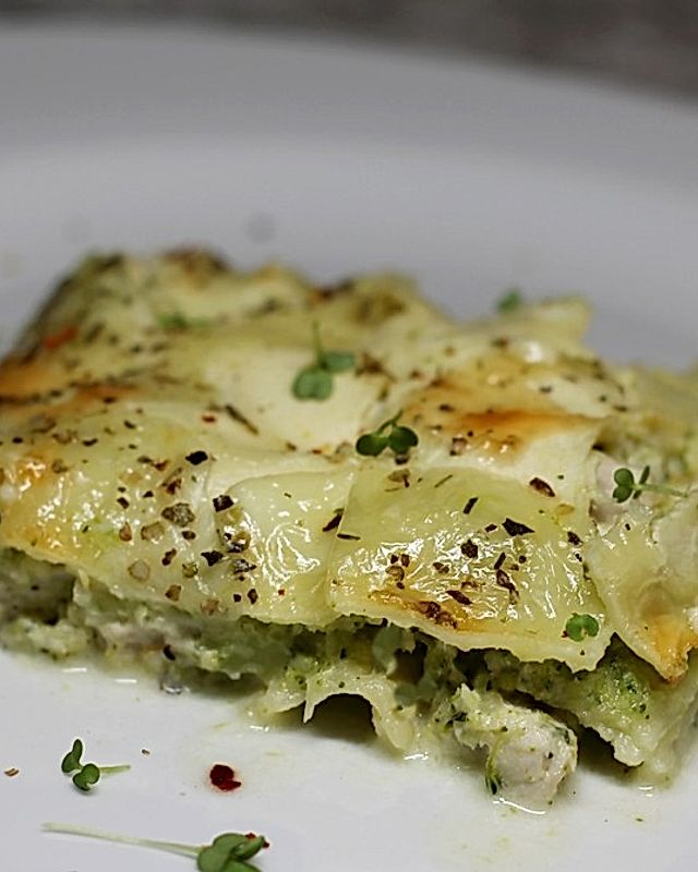 Brokkoli-Puten-Lasagne