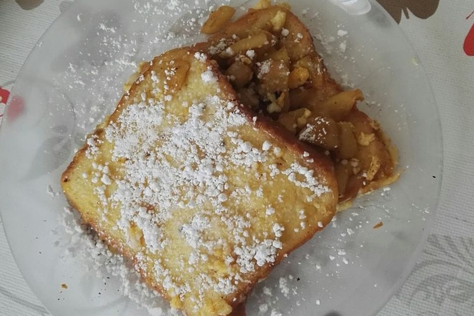 French Toast mit Apfel