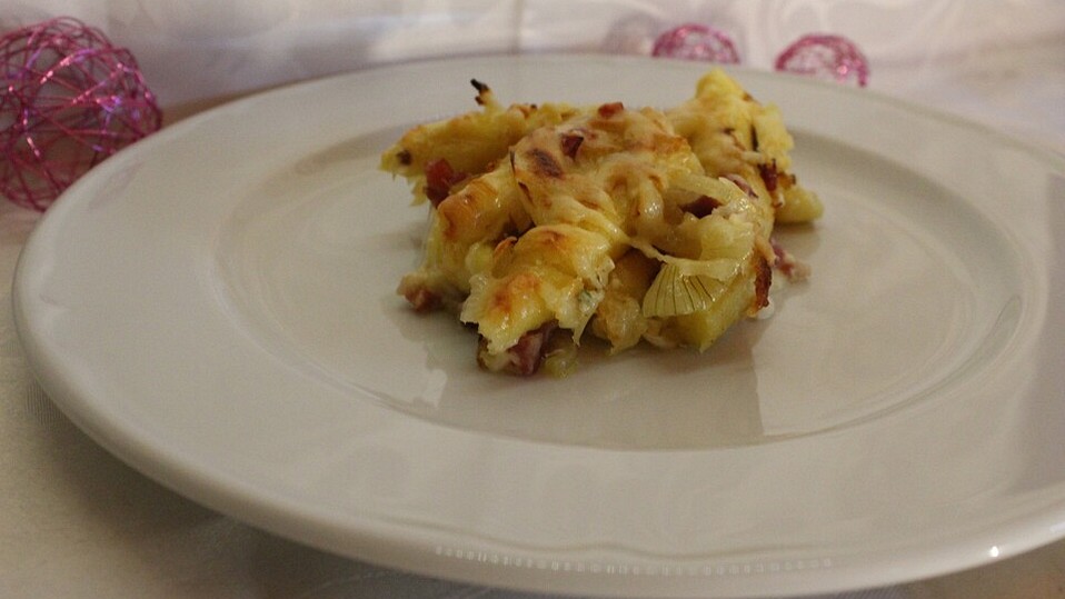 Schupfnudeln in Zwiebel-Speck-Rahm-Sauce von Sweet_n_Salty Schupfnudeln in Zwiebel-Speck-Rahm-Sauce von Sweet_n_Salty