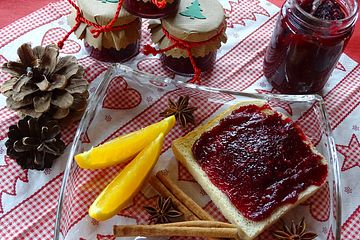 Beeren Orangen Marmelade Mit Marzipan Und Amaretto Von Holunderbluete67 Chefkoch