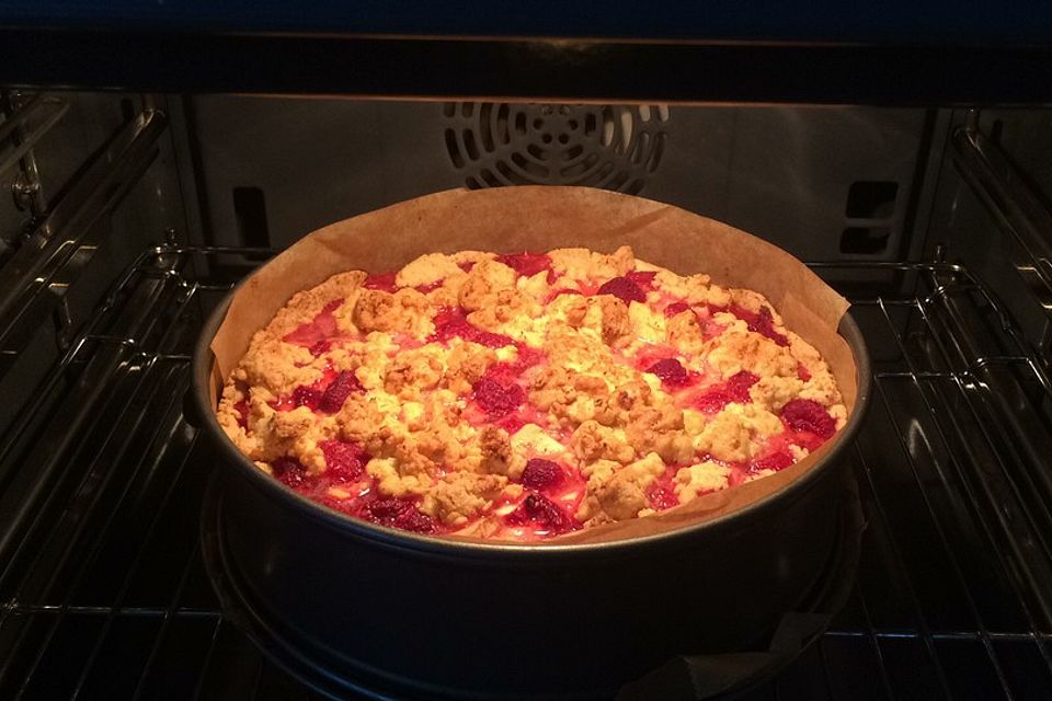 Veganer Obst-Streuselkuchen mit Kokos