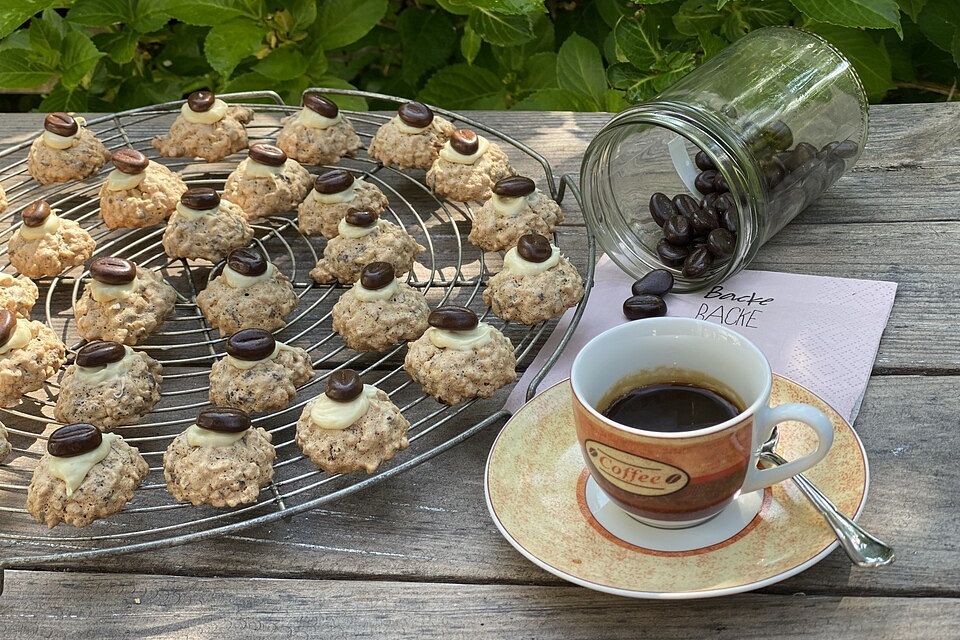 Mandel-Kaffee-Plätzchen