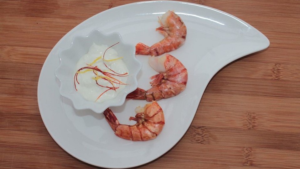 Geräucherte Garnelen mit Meerrettich-Dip von patty89 Geräucherte Garnelen mit Meerrettich-Dip von patty89