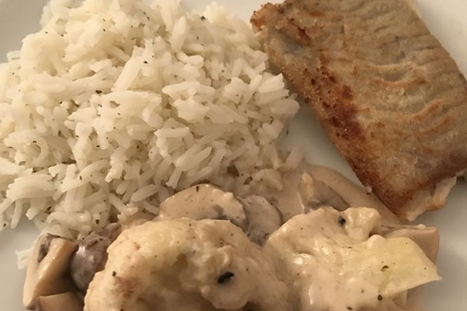 Fisch - Blumenkohl - Pfanne