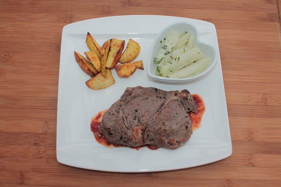 Rindersteak im Slow Cooker mit Tomatensauce