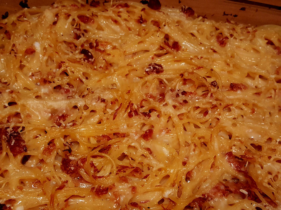 Herzhafte Spaghetti aus dem Ofen von mrsbarnaby| Chefkoch