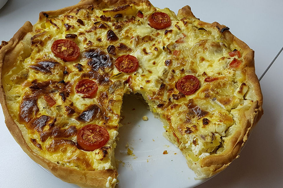 Kartoffel-Lauch-Quiche