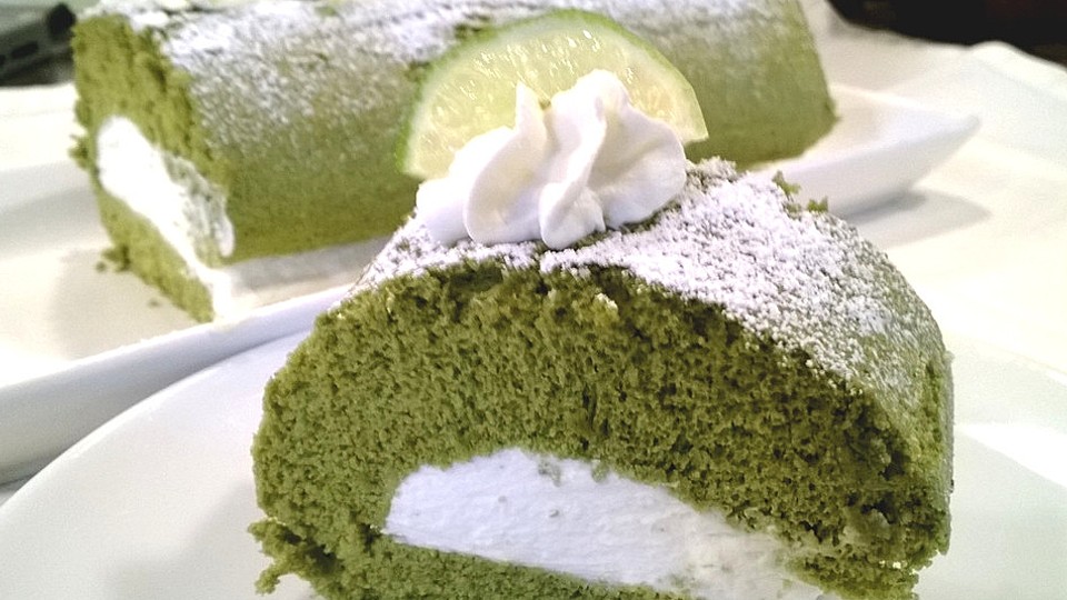 Matcha-Roulade von Watzfrau