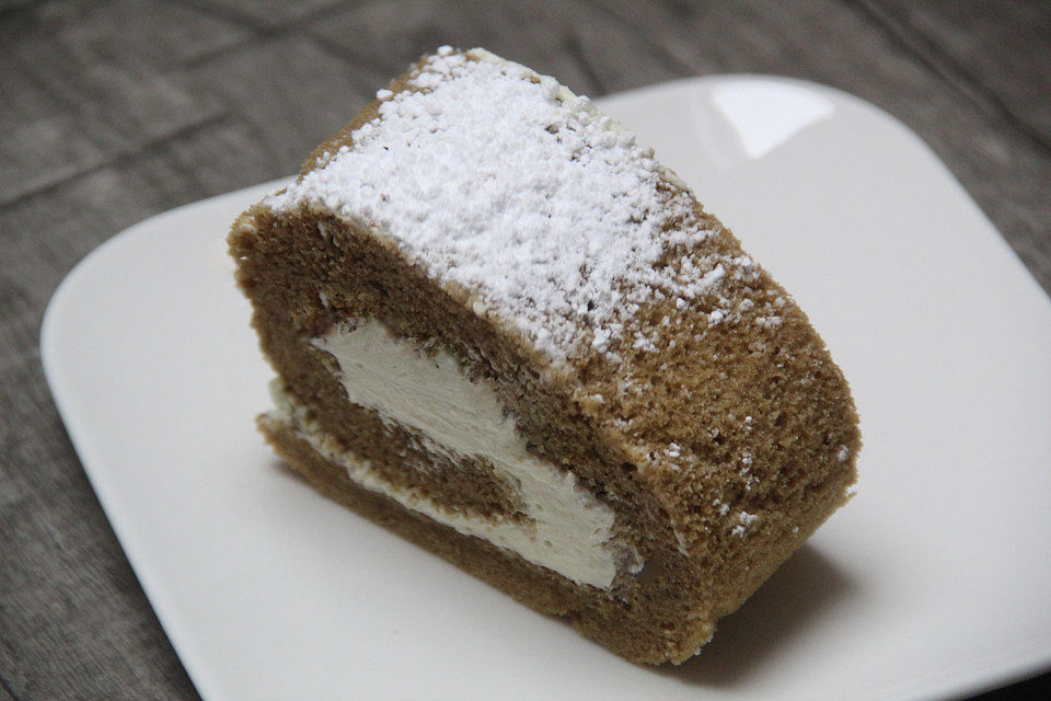 Matcha-Roulade