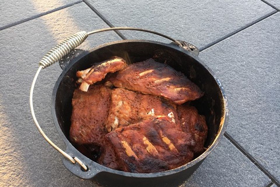 Spare Ribs aus dem Dutch Oven