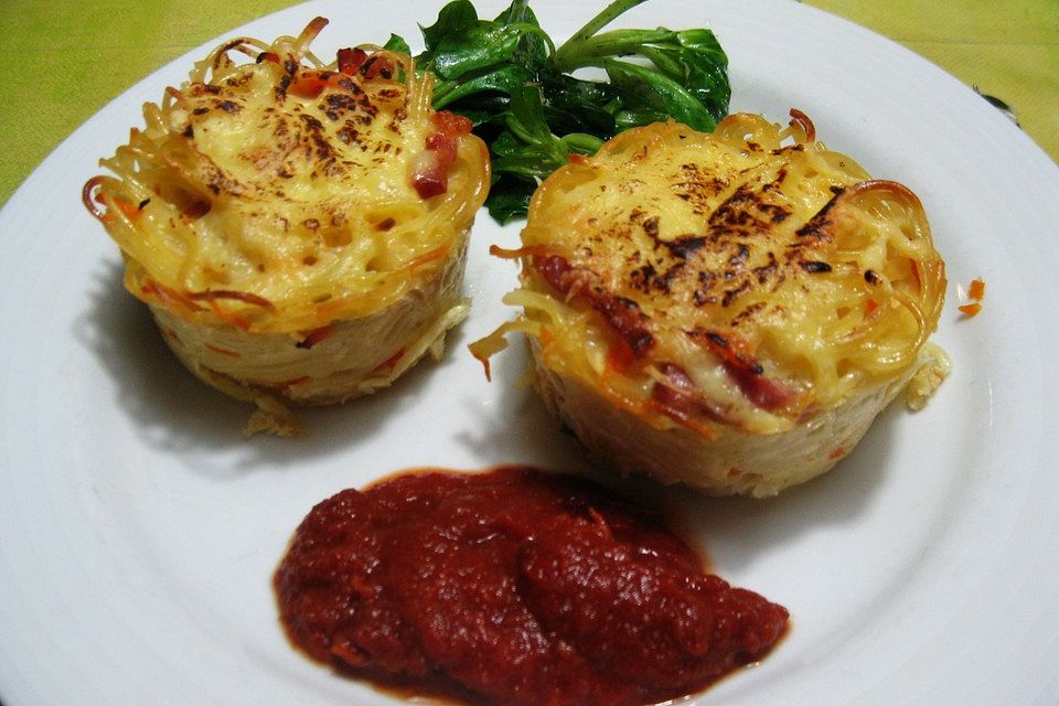 Spaghetti Muffins