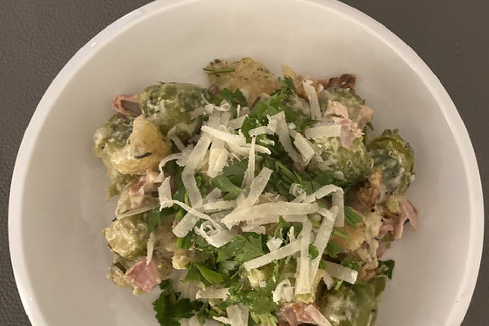 Rosenkohl-Gnocchi-Pfanne Rosenkohl-Gnocchi-Pfanne