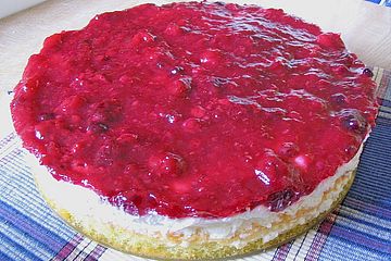 Schmand Torte Mit Roter Grutze Von Bikegirl Chefkoch