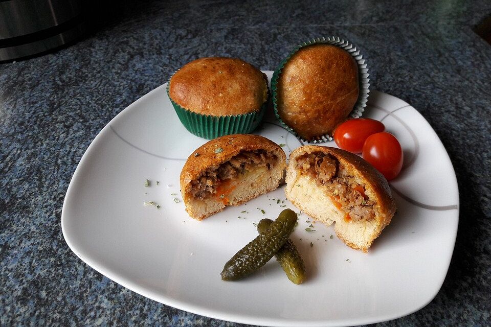 Cheese-Burger-Muffins