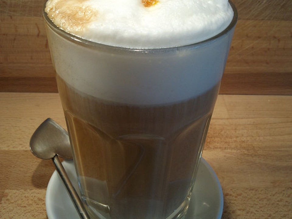 Latte Macchiato mit Orangensirup von Anaid55| Chefkoch