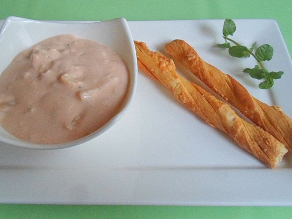 Scharfer Frischkäsedip mit Ananas von sschlumpfine| Chefkoch