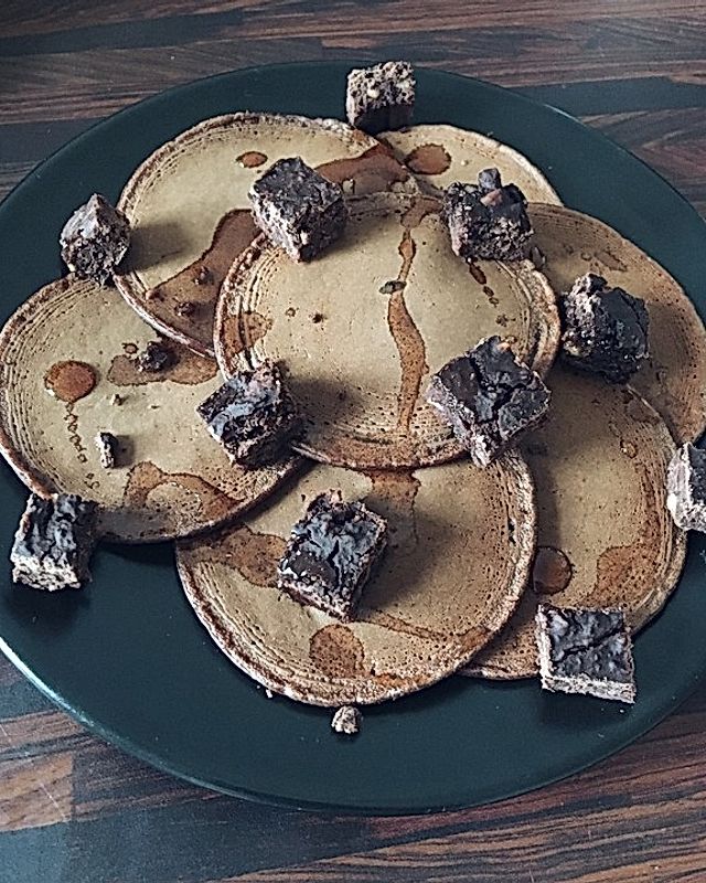 Schoko-Erdnuss-Pancakes