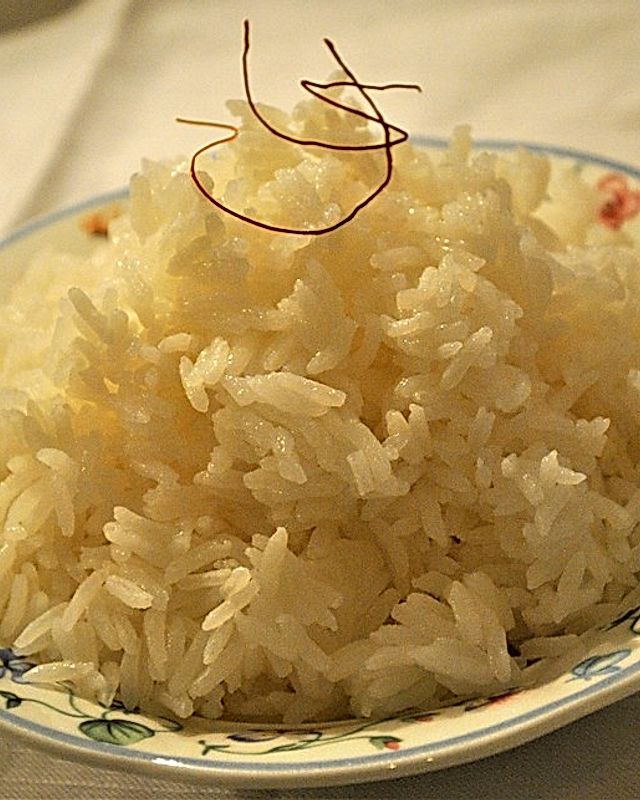 Reis auf thailändische Art gekocht