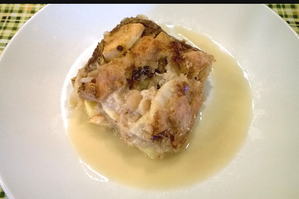 Grammas Apple Bread Pudding