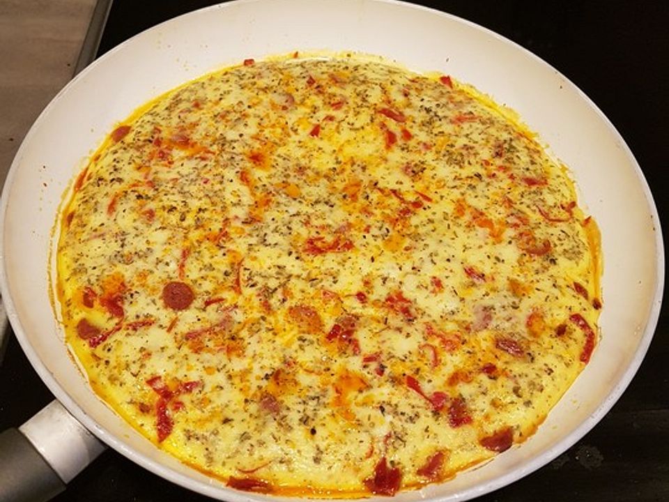 Paprika-Omelett mit Kaminwurzn und Parmesan von Fleischor| Chefkoch