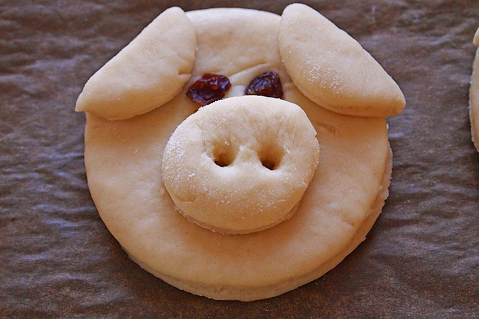 Schweinchen Dick   -  oder einfach leckere Quarkbrötchen