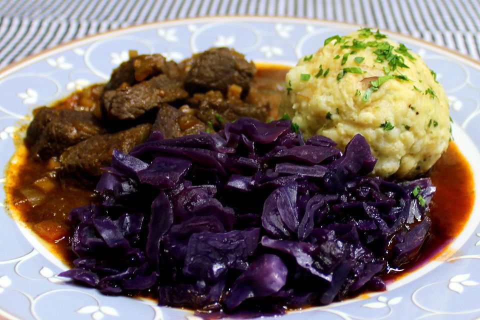 Apfel-Rotkohl