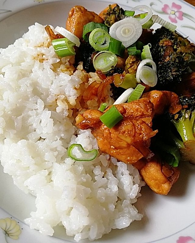 Chicken Teriyaki mit Gemüse