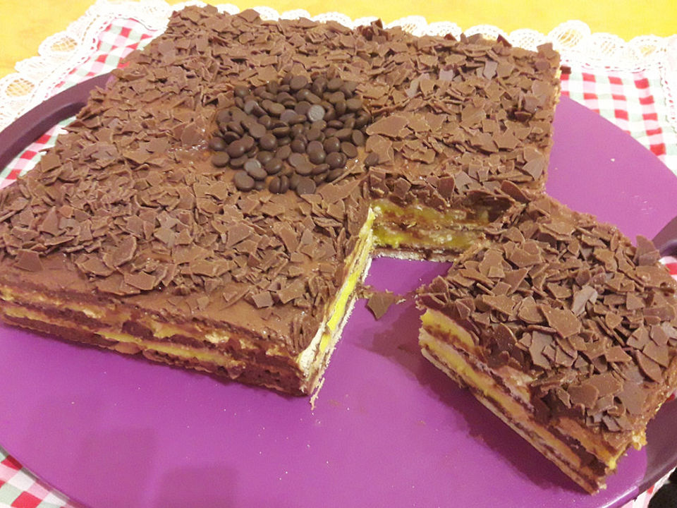 Pudding-Keks-Torte von eisbobby| Chefkoch