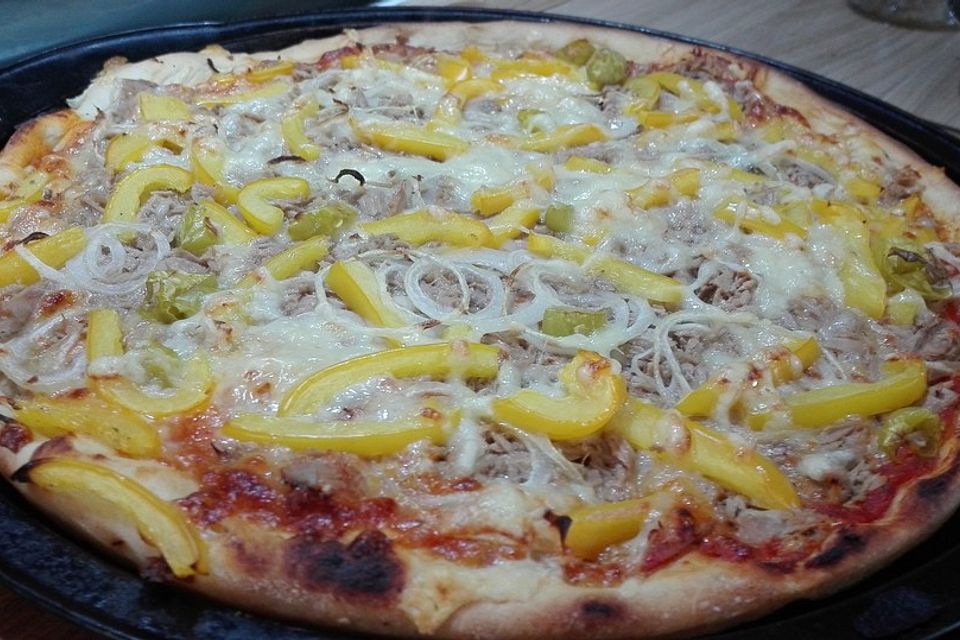 Thunfischpizza