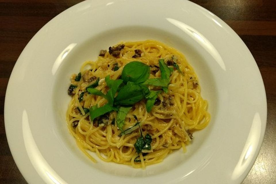 Pasta in Morchelsauce