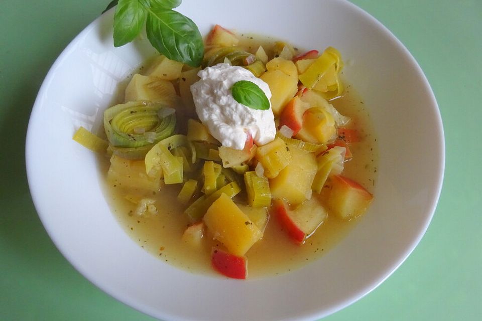 Apfel - Lauch - Suppe