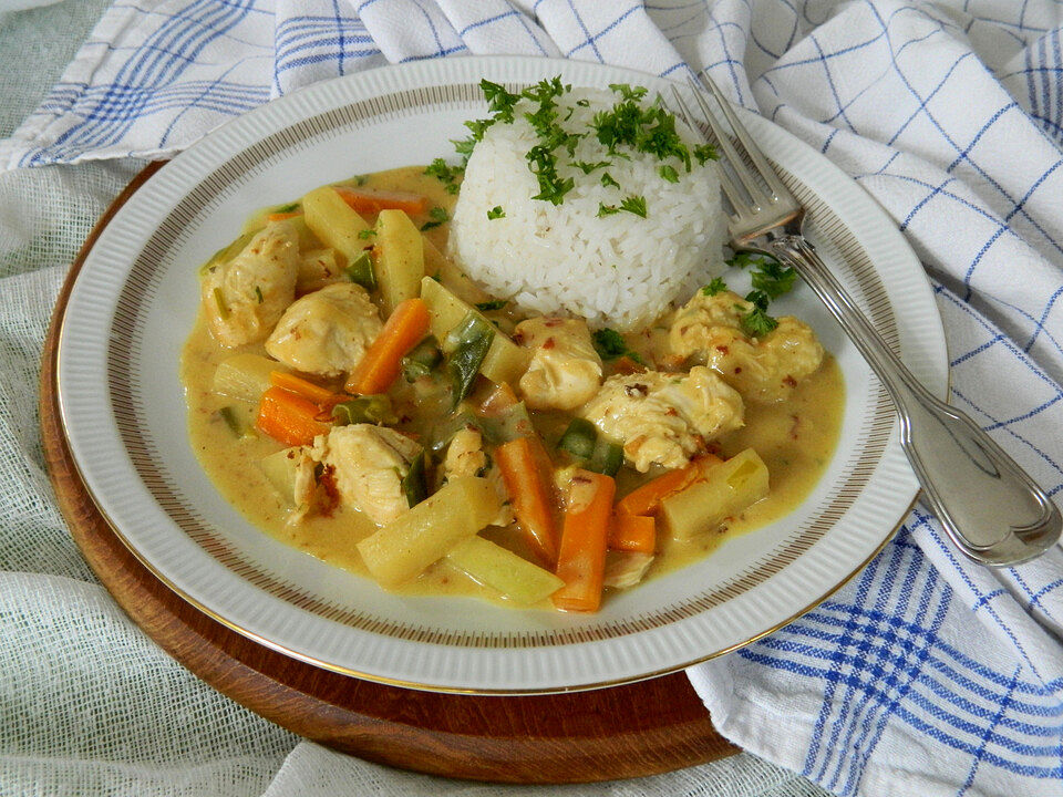 Hähnchen-Sahne-Ragout von eisbobby| Chefkoch