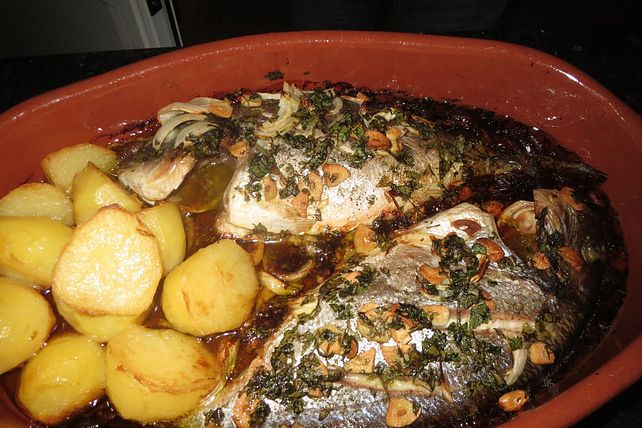 Dorade auf portugiesische Art von Torsten0601| Chefkoch