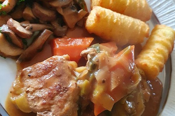Filettopf mit Möhren, Porree und Champignons von McMoe | Chefkoch
