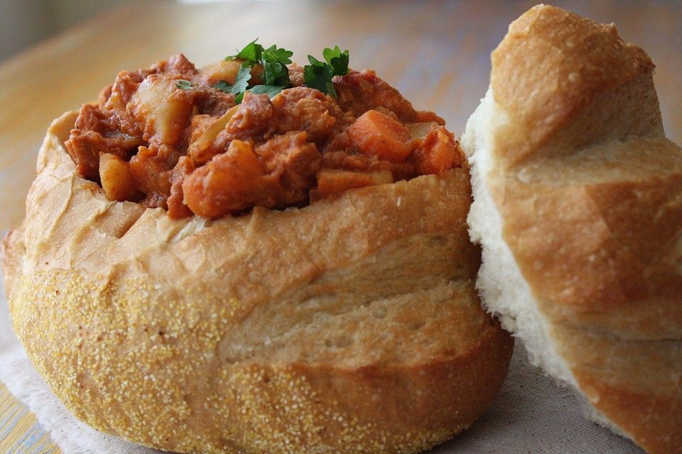 South African Bunny Chow