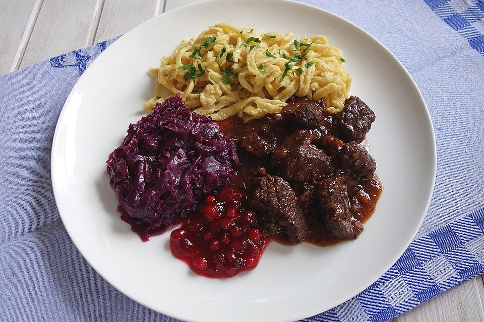 Winterliches Rotkraut