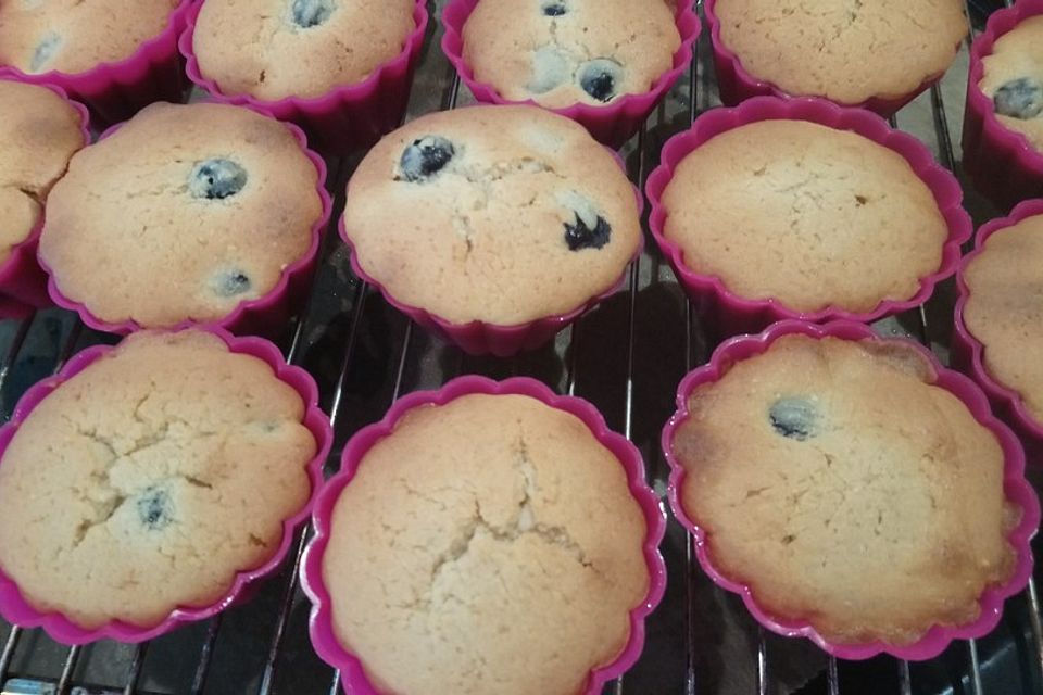 Blaubeer-Kichererbsen-Muffins