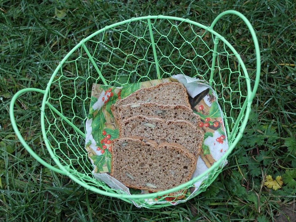 Kamut-Kichererbsen-Sonnenblumen-Kürbiskern-Vollkornbrot von patty89 ...