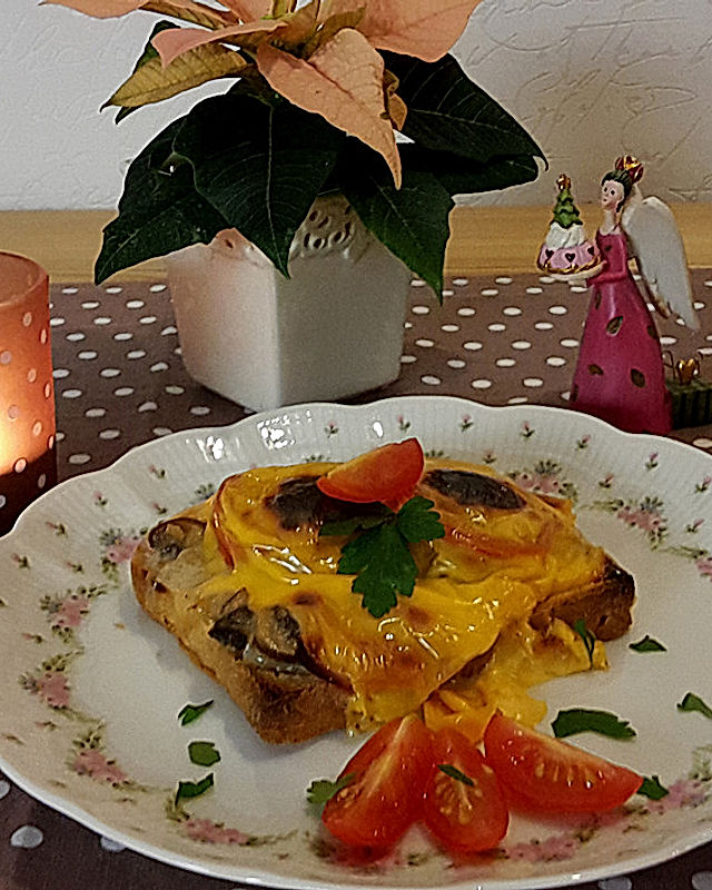 Tomaten - Champignon - Toast